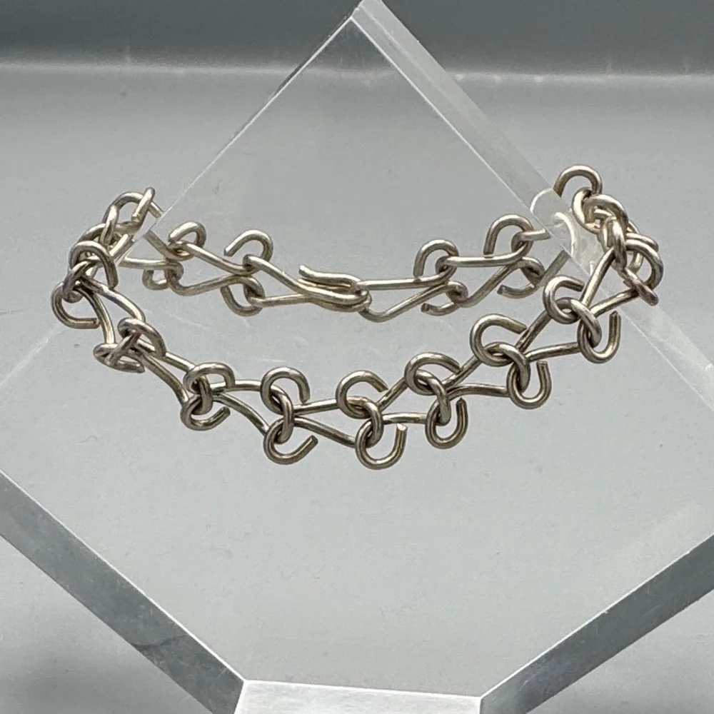 Elegant Silver Chain Bracelet